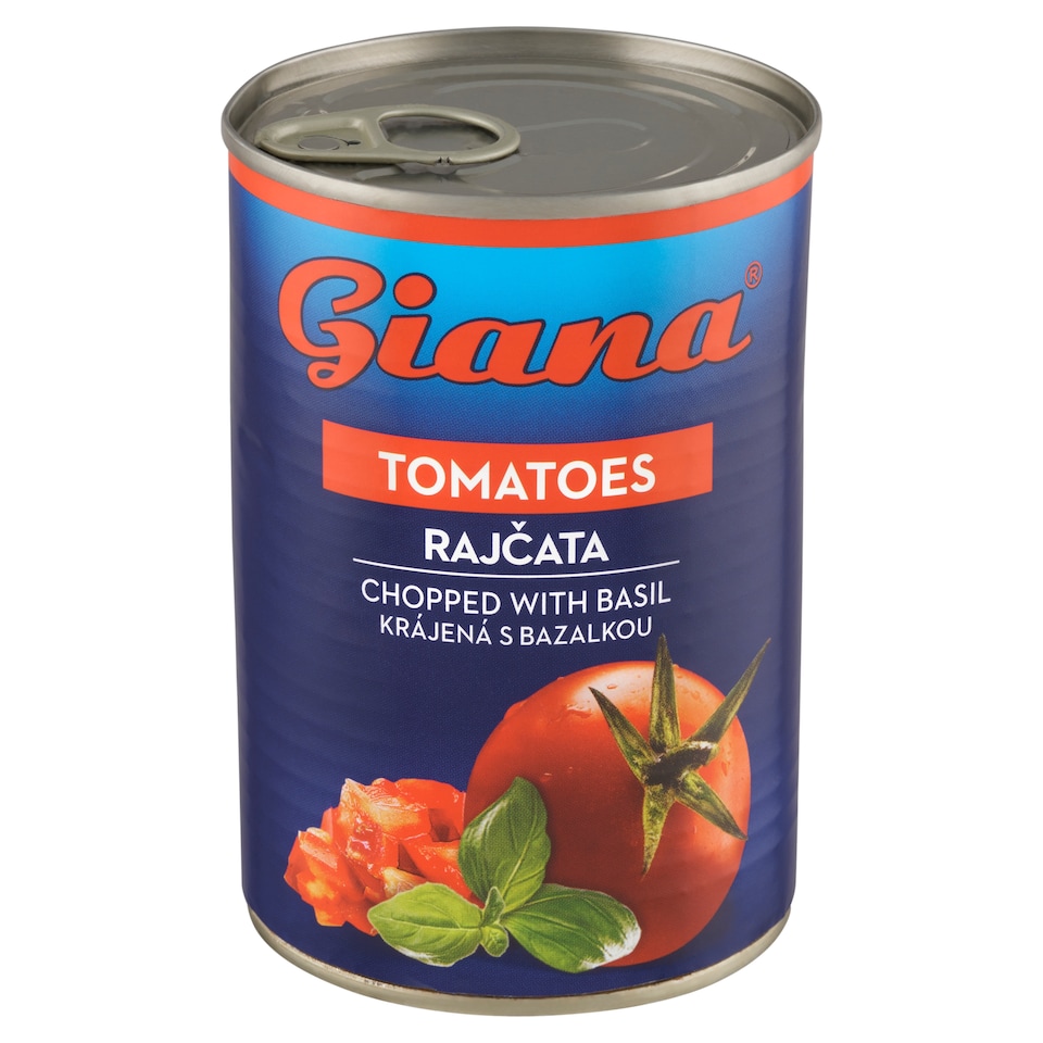 image 1 of Giana Peeled Sliced Tomatoes with Basil 400 g