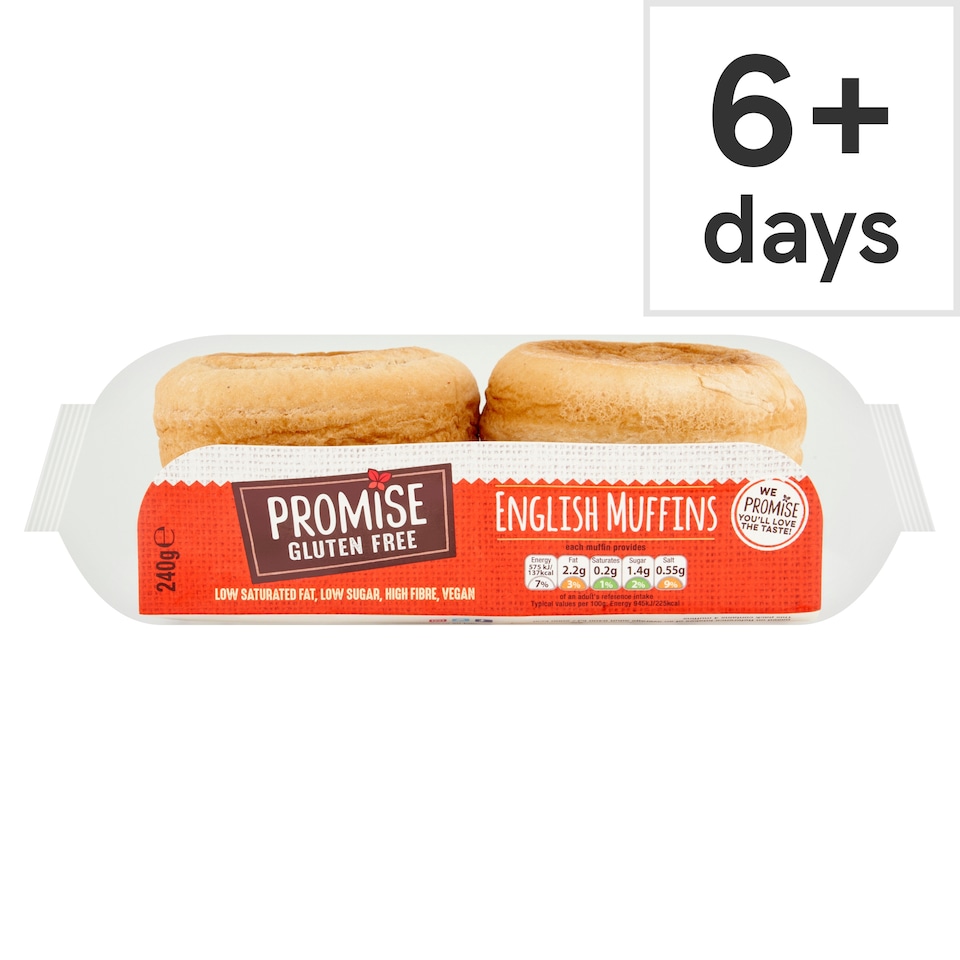Promise Gluten Free English Muffins 240g
