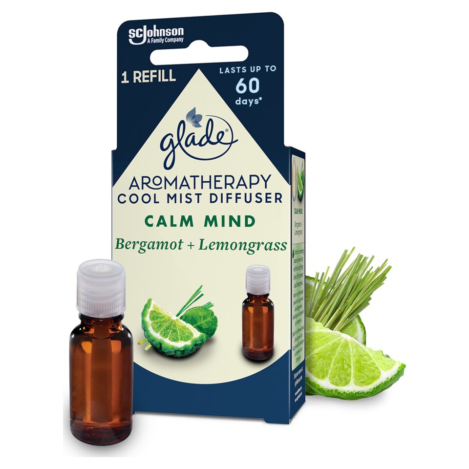 image 1 of Glade Aromatherapy Cool Mist Diffuser Refill Bergamot 17.4ml