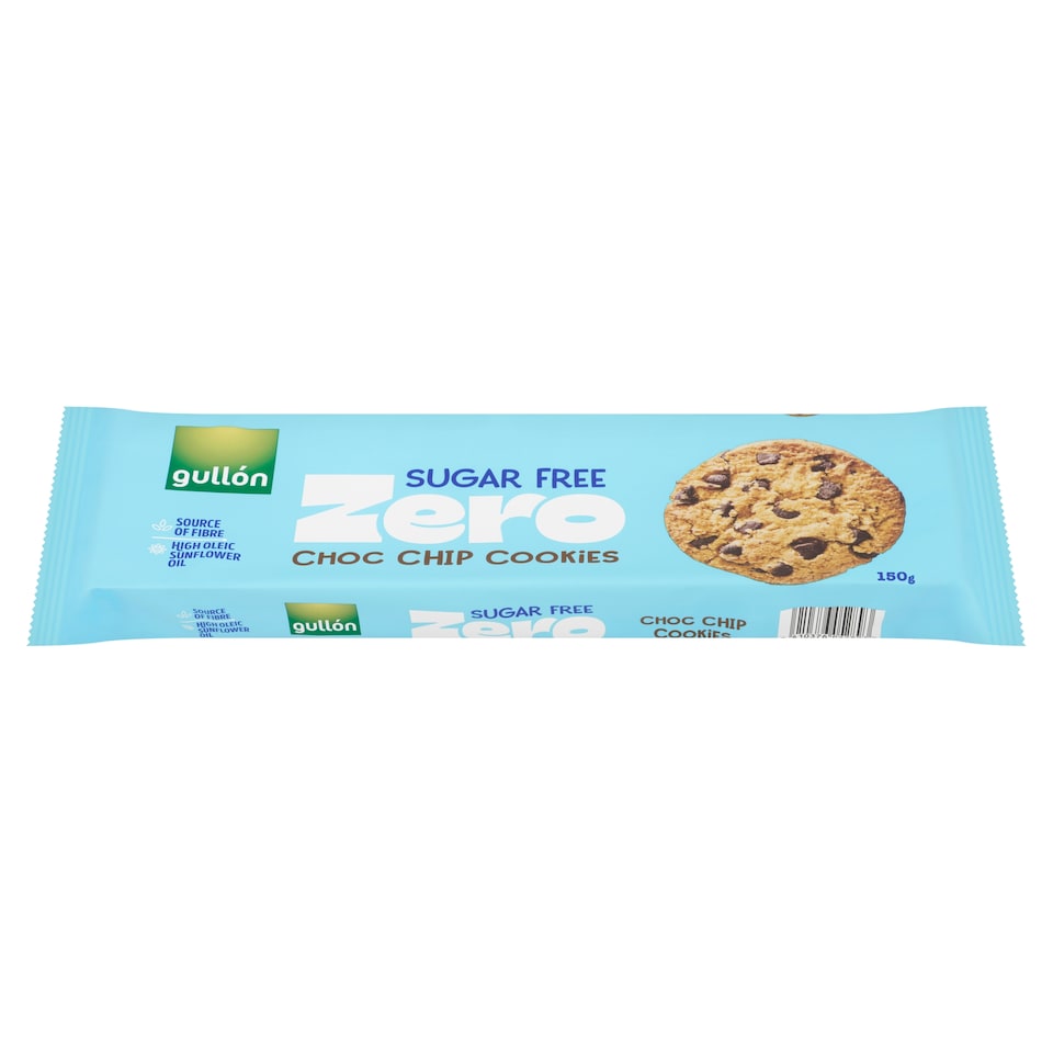 obrázok 1 z Gullón Choco Chip sušienky s kúskami čokolády bez cukru 150 g