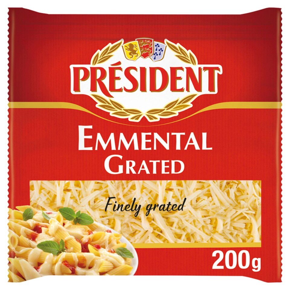 Président Grated Emmental Cheese 200g