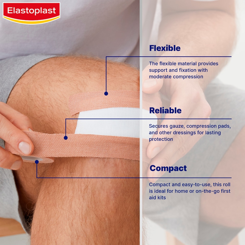 image 1 of Elastoplast Fabric Strapping 2.5Cm X 3M 1Pc