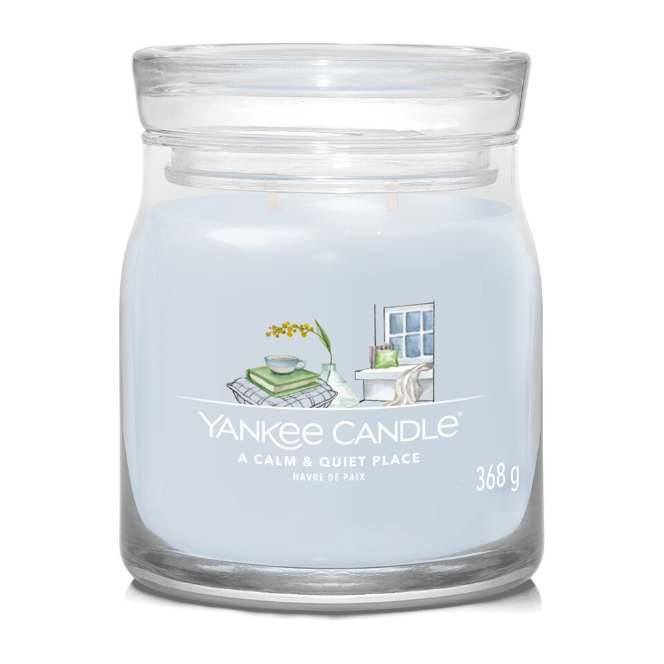 image 1 of Yankee Candle Signature A Calm & Quiet Place Medium Candle 368g