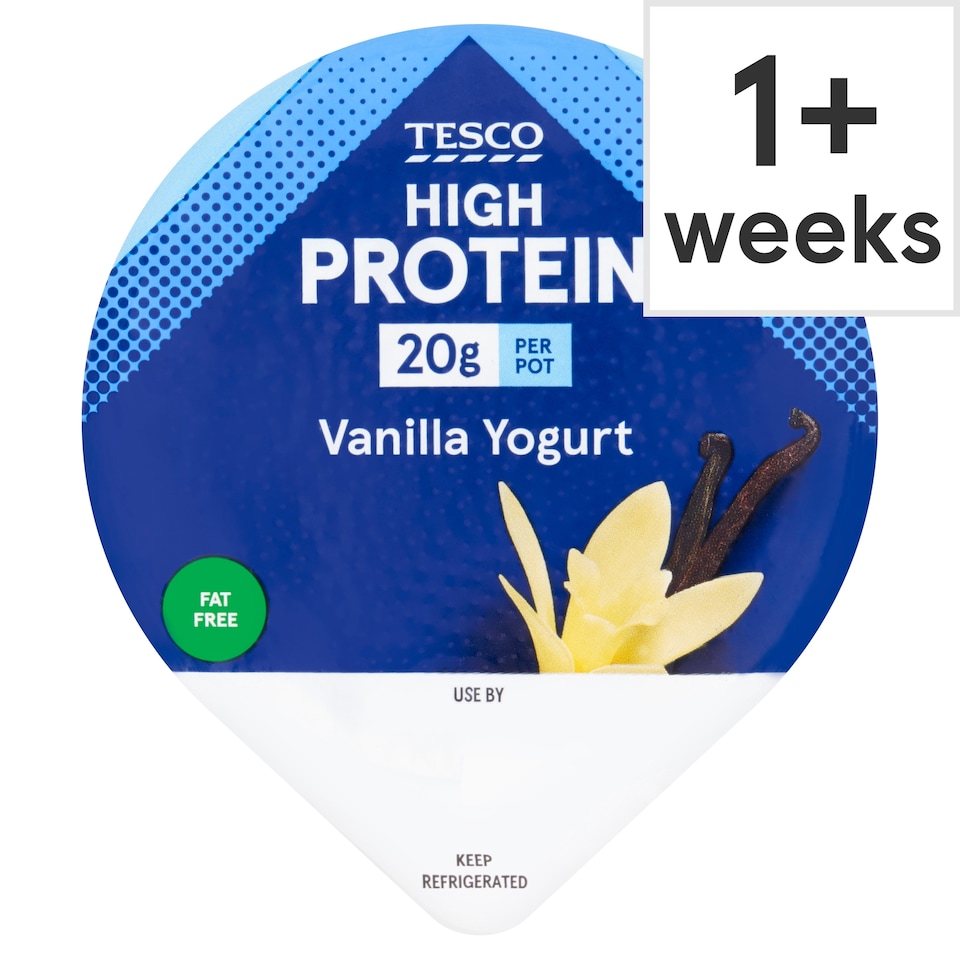 Tesco High Protein Vanilla Yogurt 207g