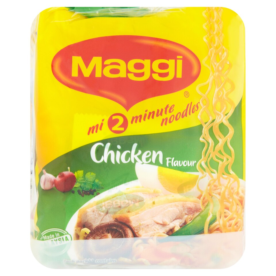 Maggi 2 Minute Chicken Noodles 5 Pack 385G