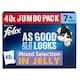 image 1 of Felix As Good As It Looks Senior 7+ Mixed in Jelly Wet Cat Food 40x85g 