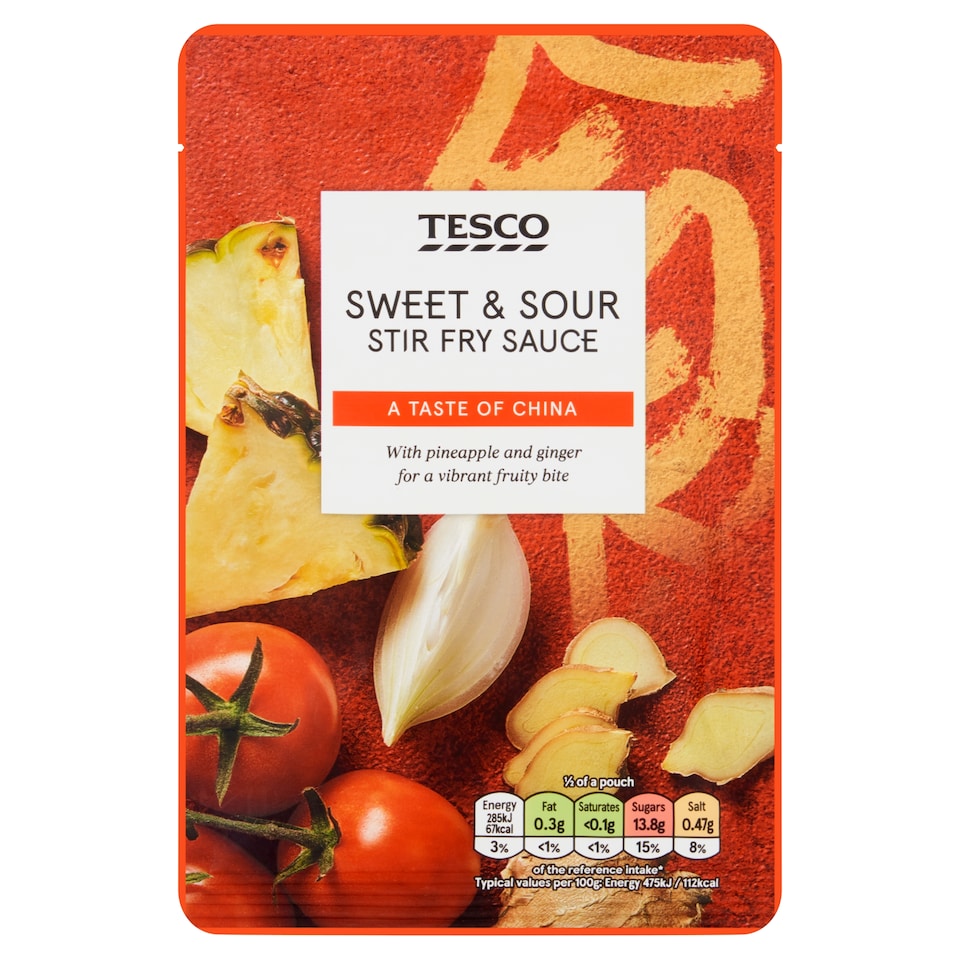 Tesco Sweet & Sour Stir Fry Sauce 120G