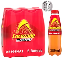 Lucozade Energy Original Drink 6 X 380Ml