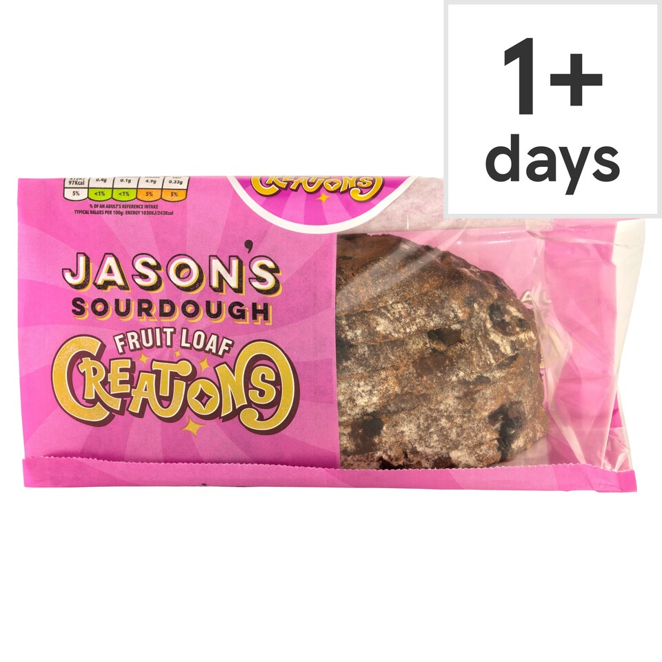 Jason's Creations Fruited Loaf Sourdough 400g