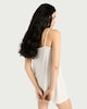 image 3 of F&F Ribbed Floral Print Pyjama Nightdress in Multi White