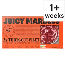 Juicy Marbles 2 Thick-Cut Fillet Plant Based Steaks 226g