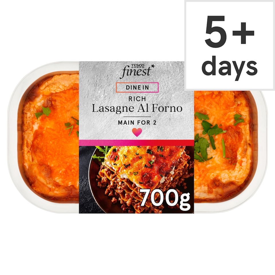 image 1 of Tesco Finest Dine In Al Forno Lasagne 700g