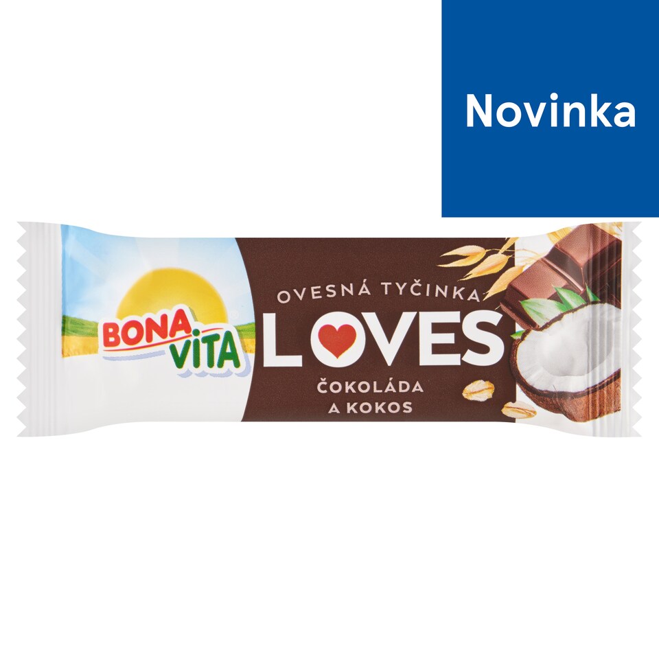 image 1 of Bona Vita Loves Unbaked Oat Bar with Chocolate and Coconut Flour 40 g