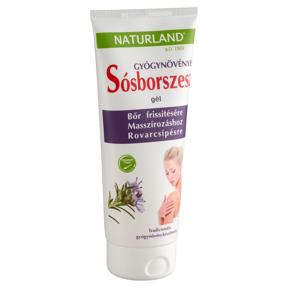 Naturland gyógynövényes sósborszesz gél 180 ml 1. kép