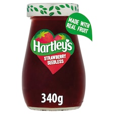 Hartleys Best Strawberry Seedless Jam 340G
