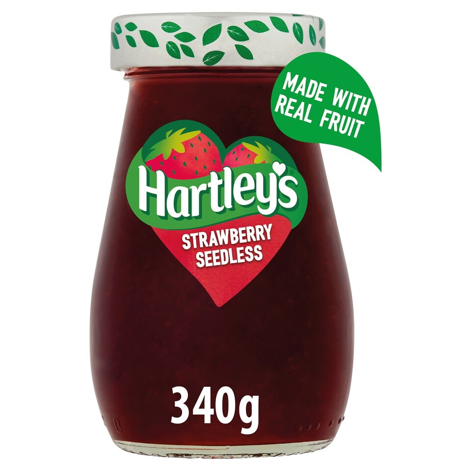 Hartleys Best Strawberry Seedless Jam 340G