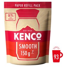 Kenco Smooth Instant Coffee Paper Refill 150g