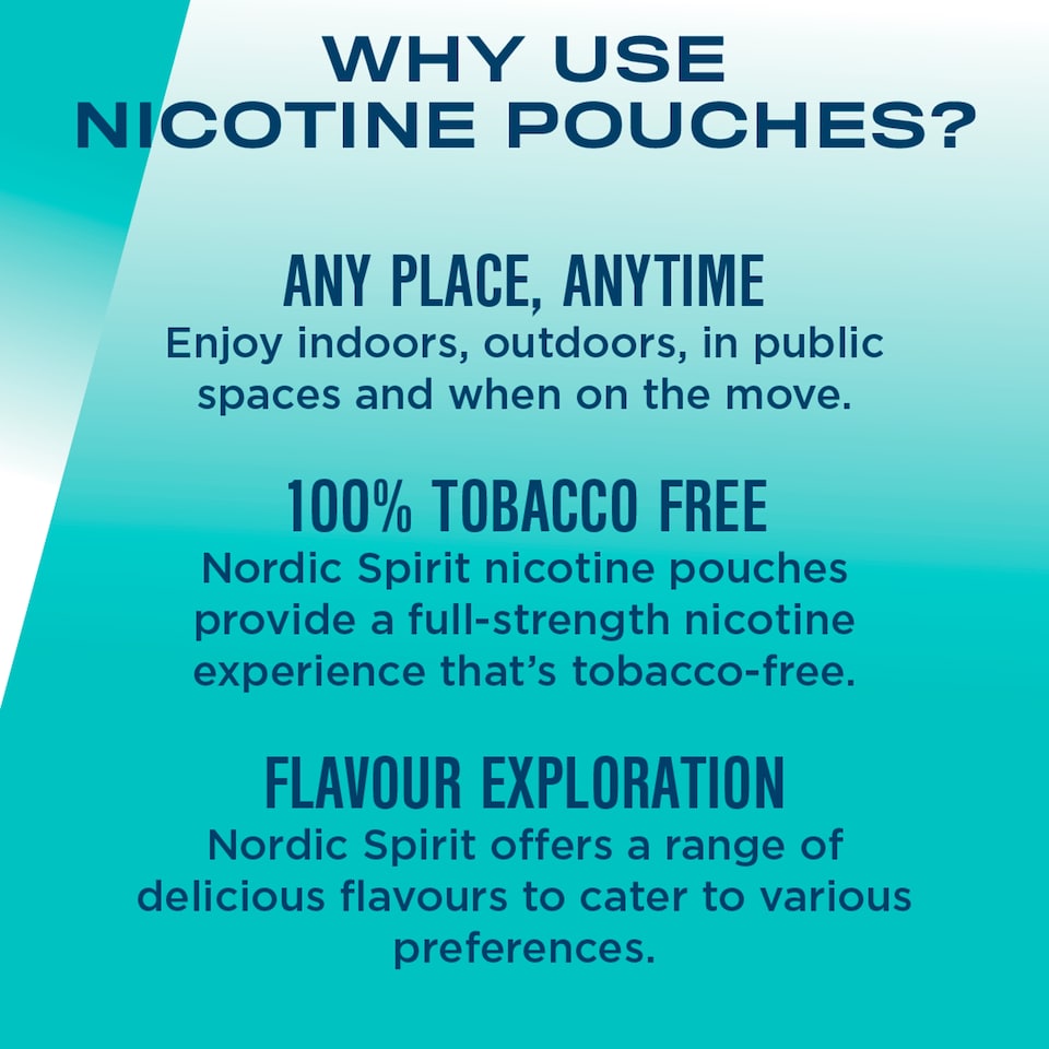 image 1 of Nordic Spirit Spearmint Regular - Tobacco Free Nicotine Pouches 20 Pack 6mg 14g