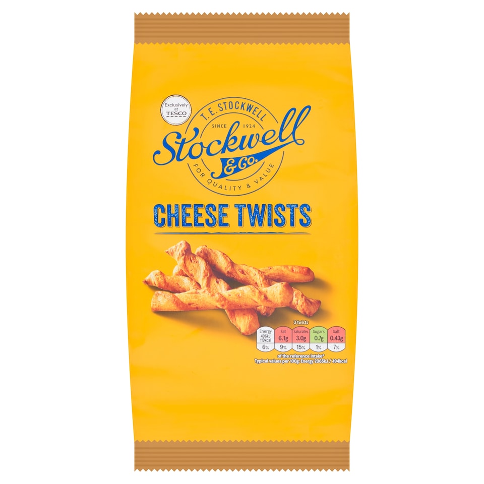 Stockwell & Co. Cheese Twists 125g