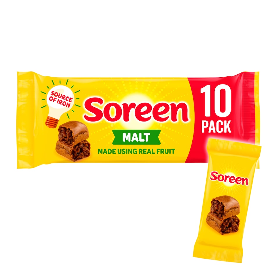 Soreen Malt Lunchbox Loaves - Family Pack 10 Pack