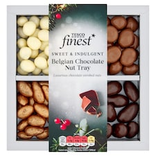 Tesco Finest Belgian Chocolate Nut Tray 285G