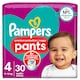image 1 of Pampers Premium Protection Nappy Pants Size 4 30 Pack