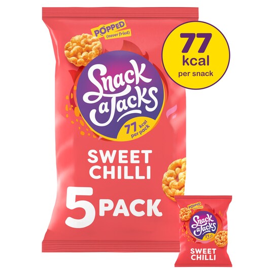 Snack A Jacks Sweet Chilli 5X19g Tesco Groceries