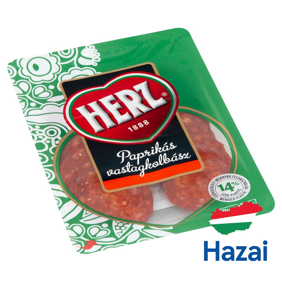 HERZ Sliced Sausage with Paprika 70 g