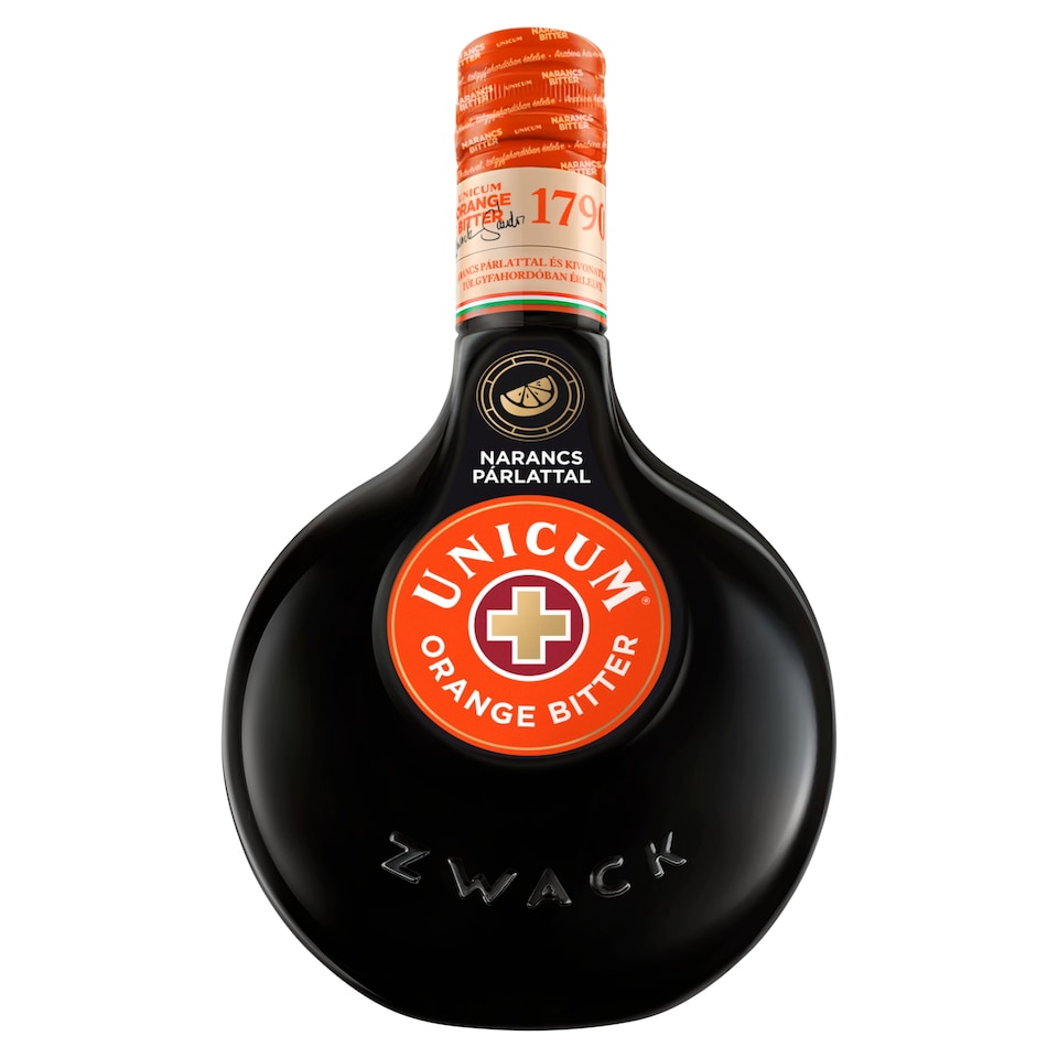 Unicum Orange Bitter gyógynövénylikőr narancspárlattal 32% 0,7 l