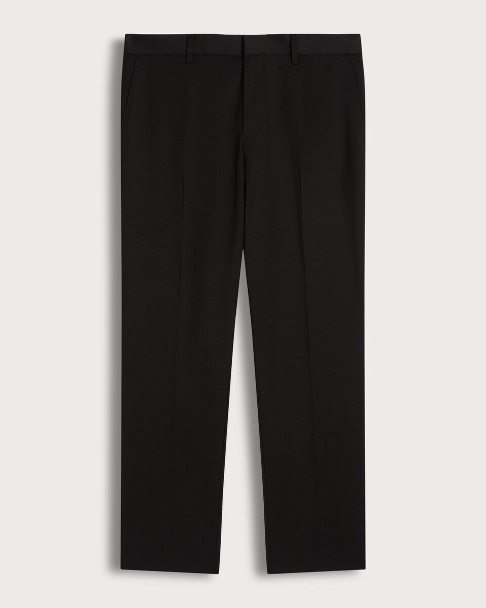 image 1 of F&F Regular Fit Smart Trousers in Black