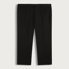F&F Regular Fit Smart Trousers in Black