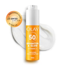 Olay Vitamin C Brighten & Glow 3in1 Moisturising Fluid SPF50 50ml