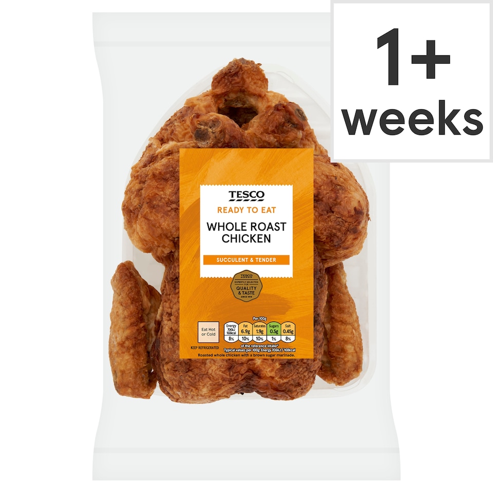 Tesco Whole Roast Chicken (1.16kg – 1.47kg)