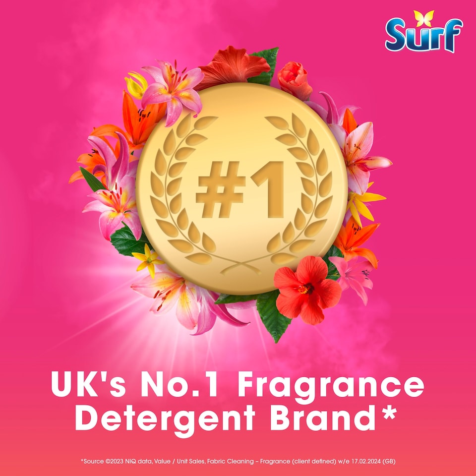 image 1 of Surf Tropical Lily Laundry Washing Detergent Powder 75 Washes 3750g