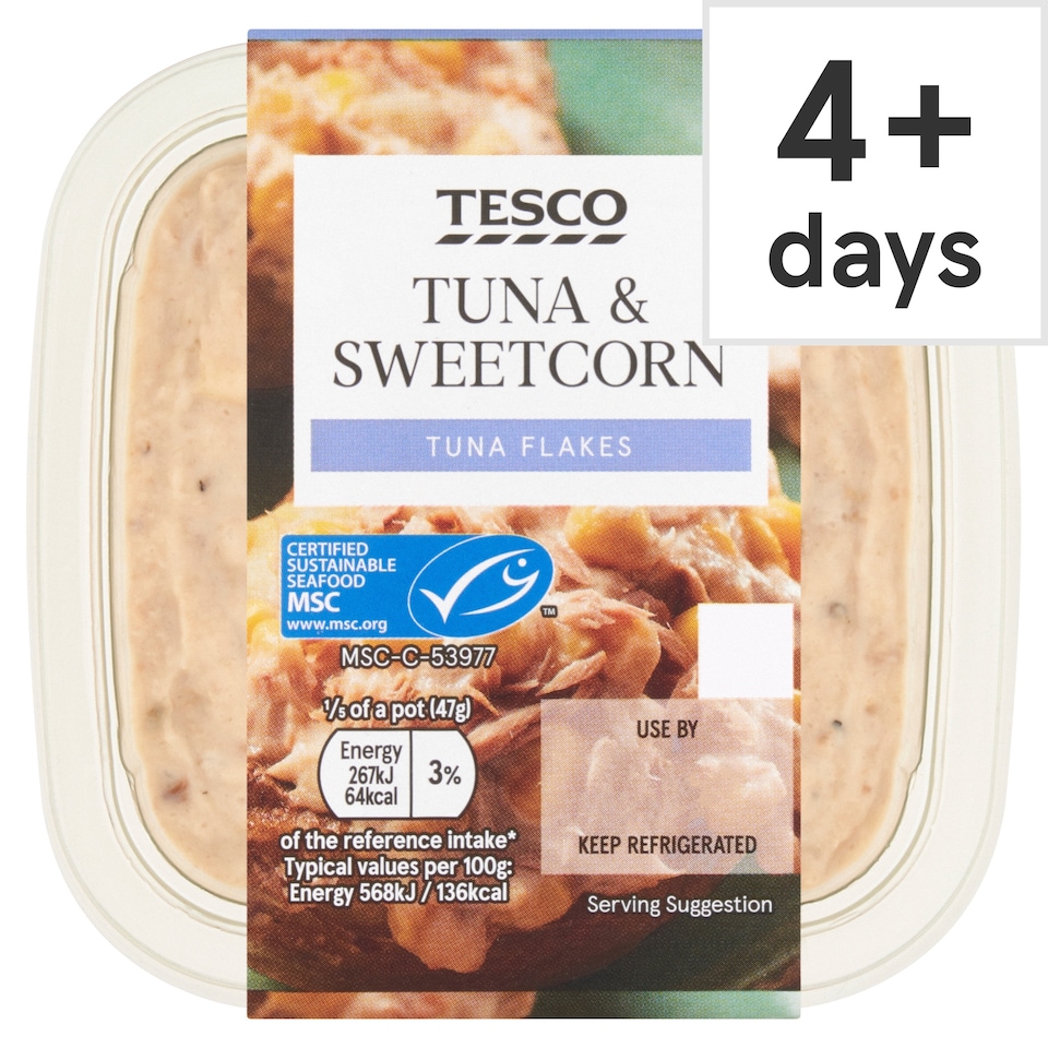 Tesco Tuna Sweetcorn Sandwich Filler 235g