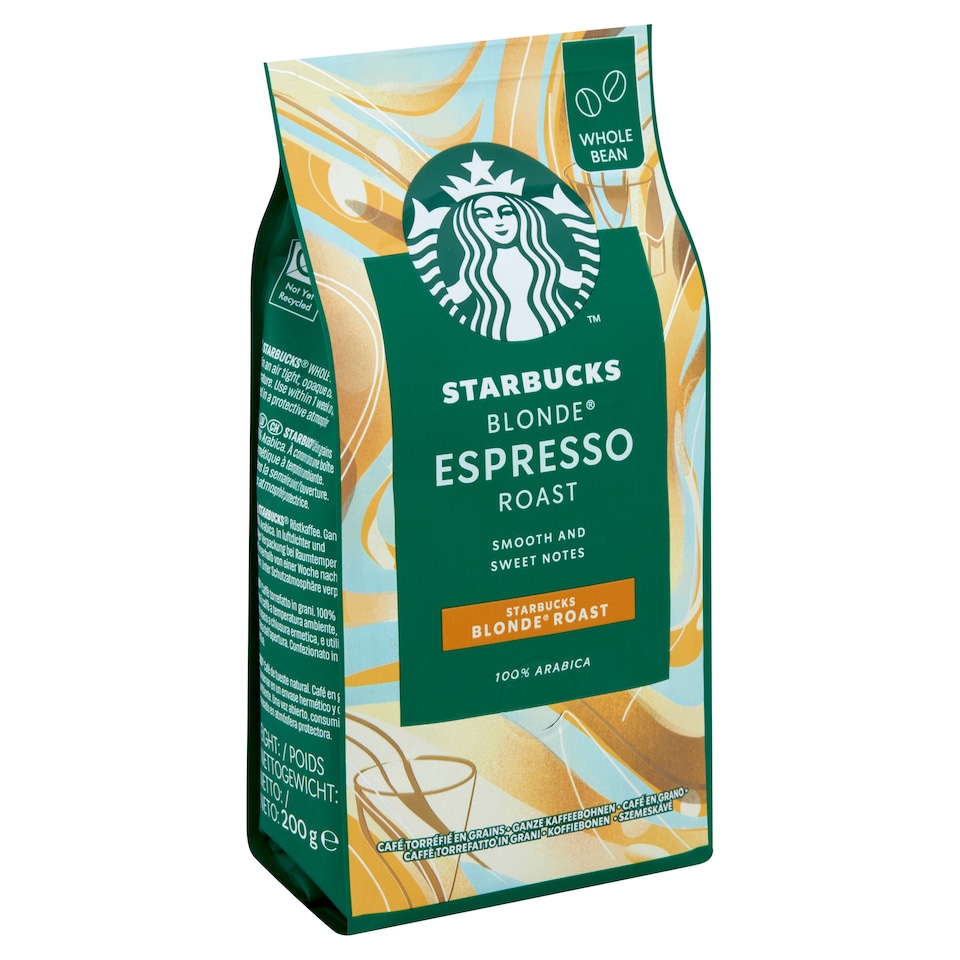 image 1 of Starbucks Blonde Espresso Roast Roasted Coffee Beans 200 g