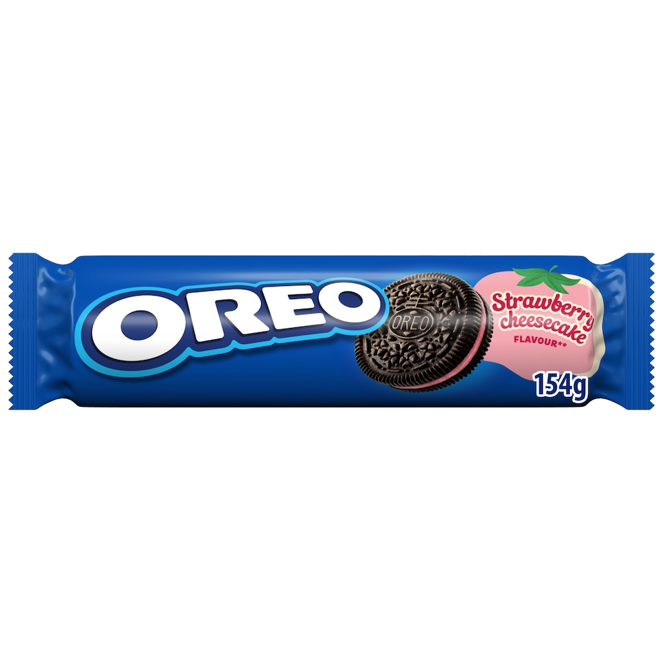 Oreo epres sajttorta ízű töltelékkel töltött kakaós keksz 154 g