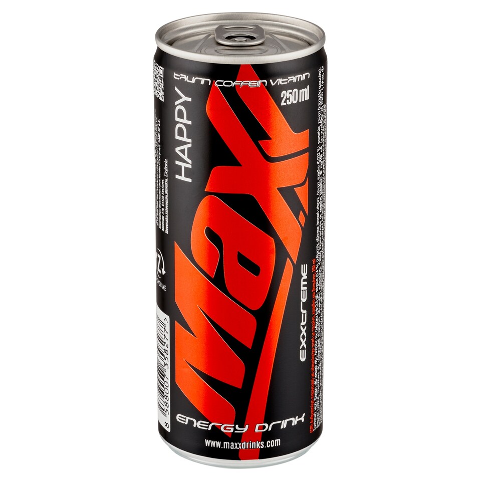 Maxx Exxtreme Happy sýtený energetický nápoj 250 ml