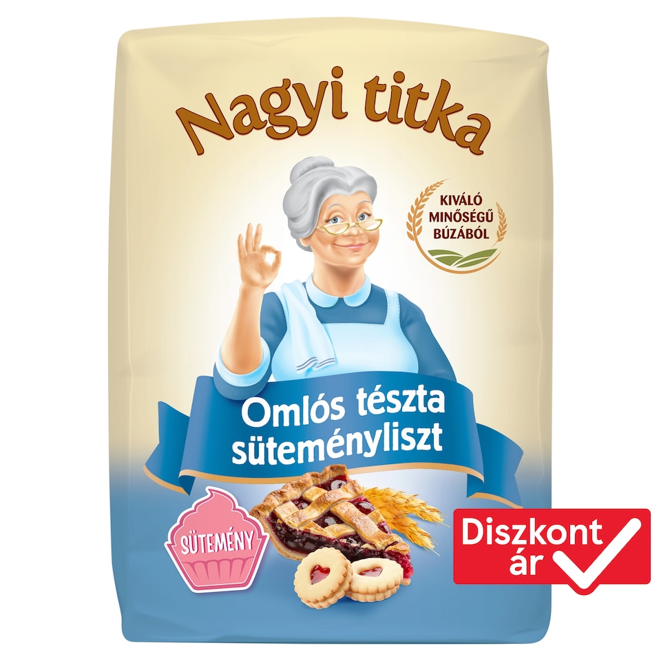 Nagyi titka omlós tészta süteményliszt 1 kg