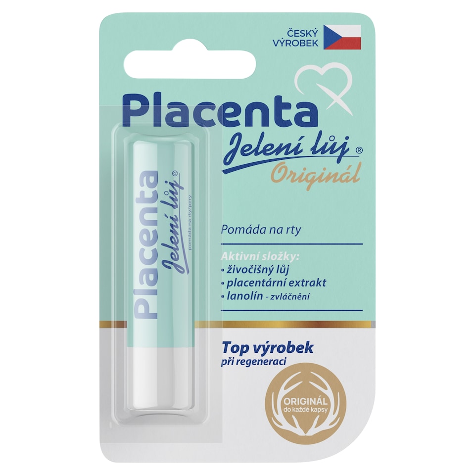 Jelení Lůj Placenta pomáda na rty 