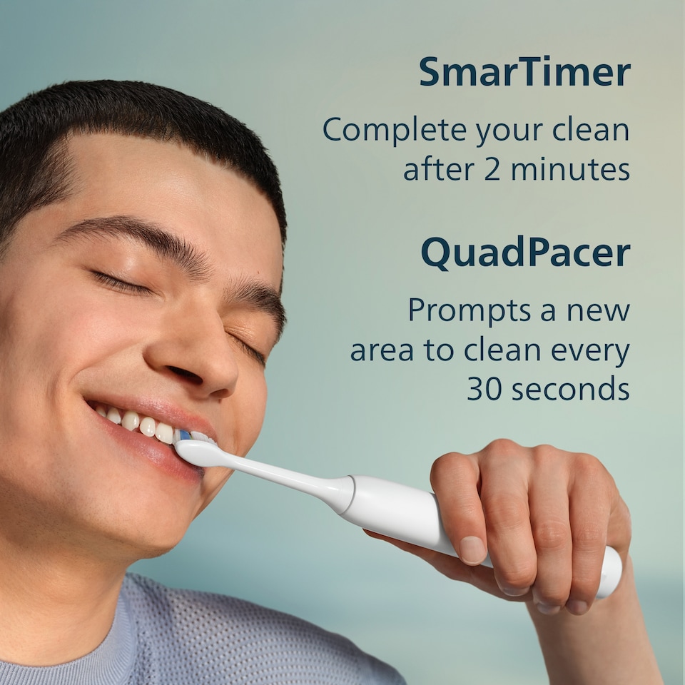 image 1 of Philips Sonicare 4100 Electric Toothbrush White HX4041/41