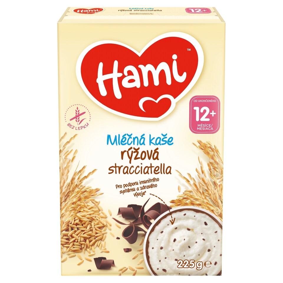 image 1 of Hami Milk Porridge Rice Stracciatella 225g