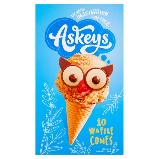 Askeys Waffle Cones 10 Pack Tesco Groceries