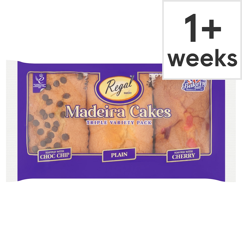 Regal Madeira Cakes Triple Value Pack 3 Pieces