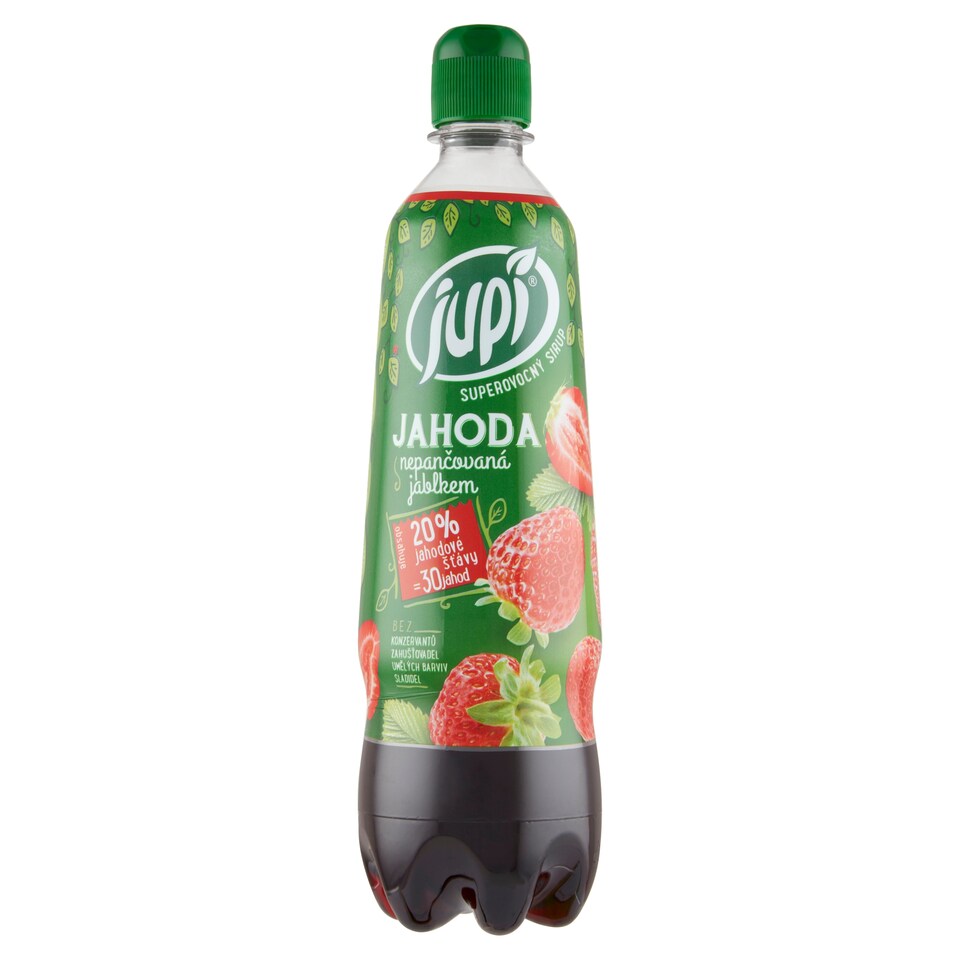 Jupí Superovocný sirup jahoda 0,7l