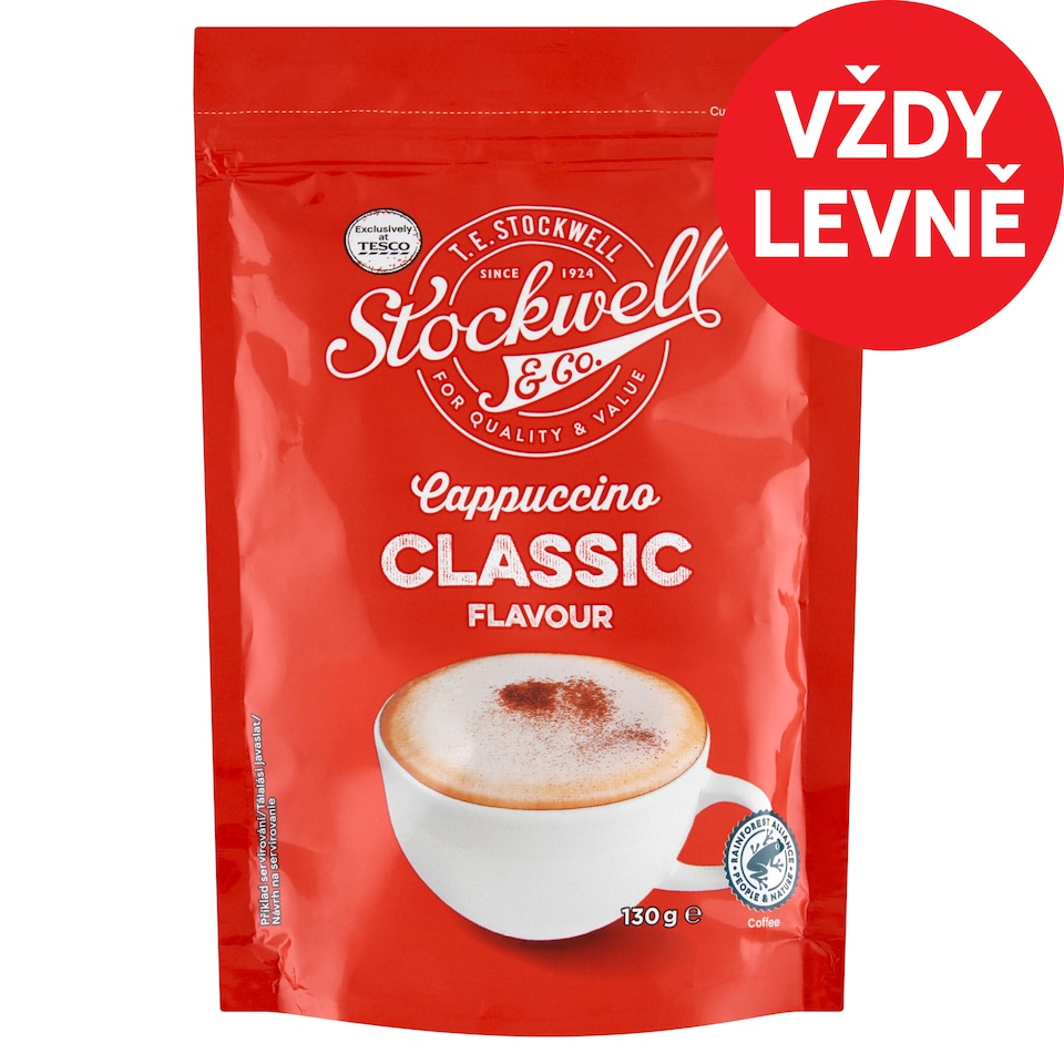 Stockwell & Co. Cappuccino Classic Flavour 130g