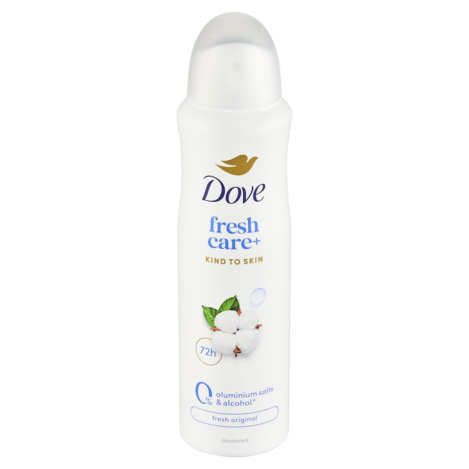 image 1 of Dove Fresh Care+ Fresh Original Women's Deodorant Spray 150ml