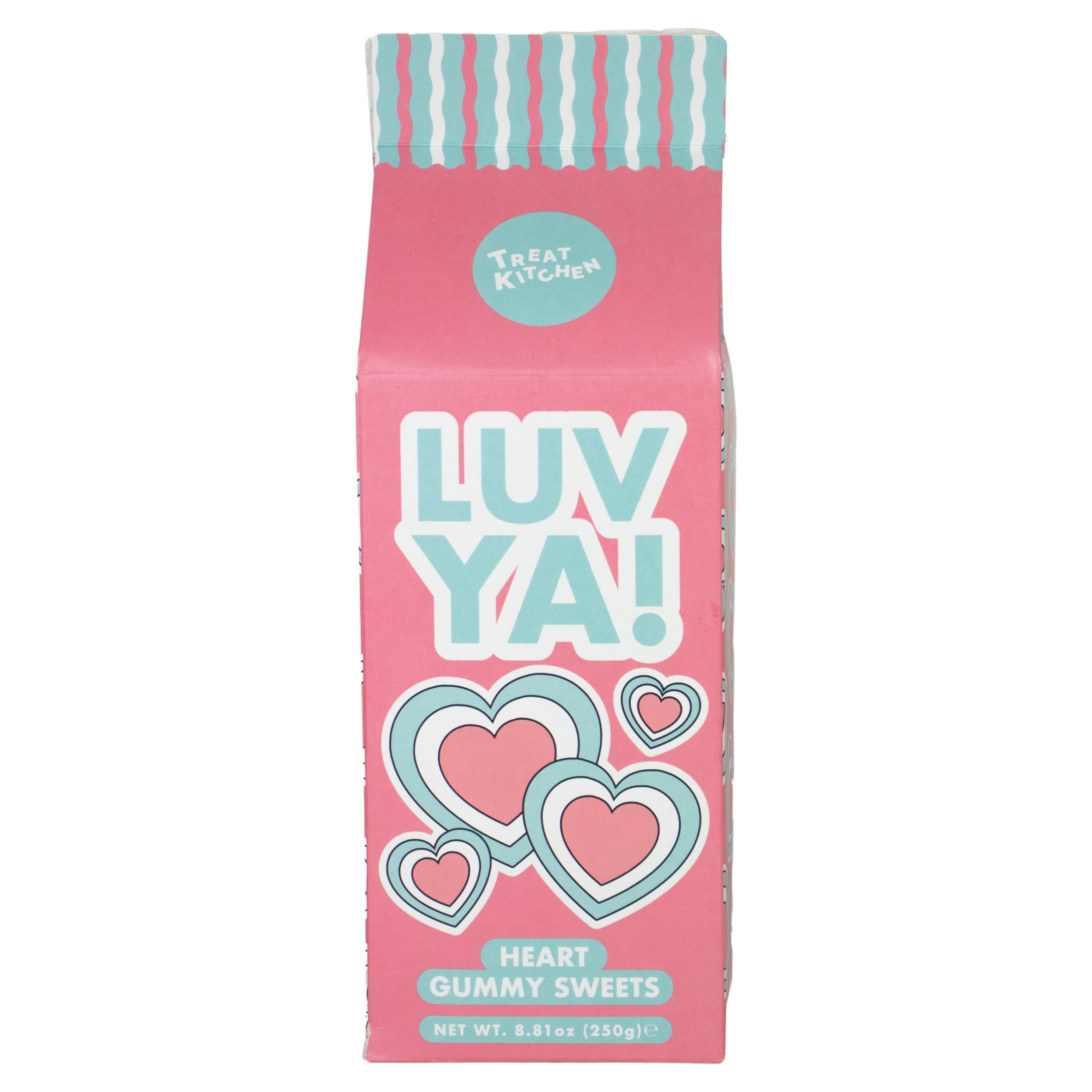 Treat Kitchen Luv Ya Gummy Heart Sweets 250g.