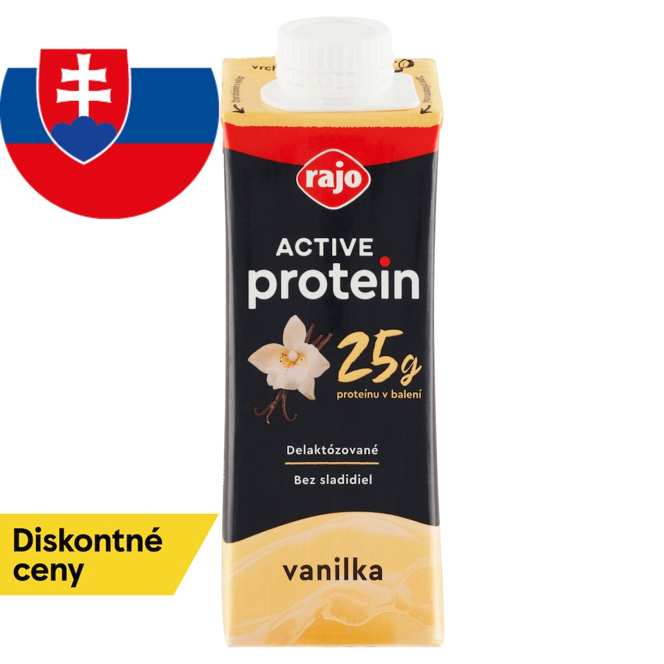 obrázok 1 z Rajo Active Protein Vanilka 250 ml
