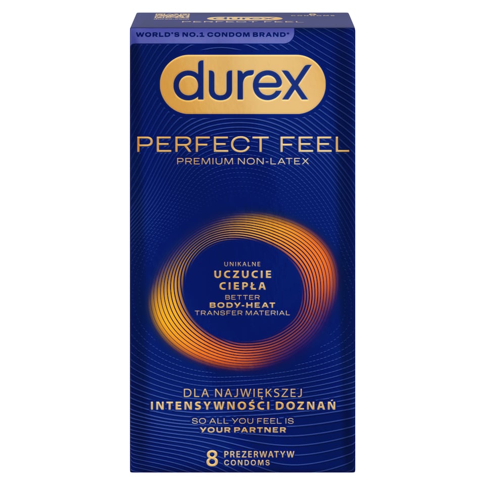 Durex Perfect Feel prezervatívy 8 ks
